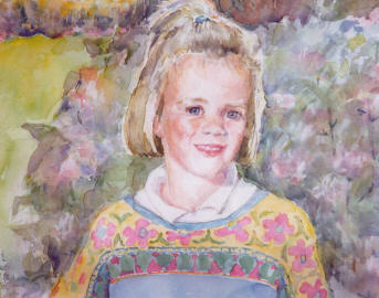 Cathinca, aquarel 60x40cm